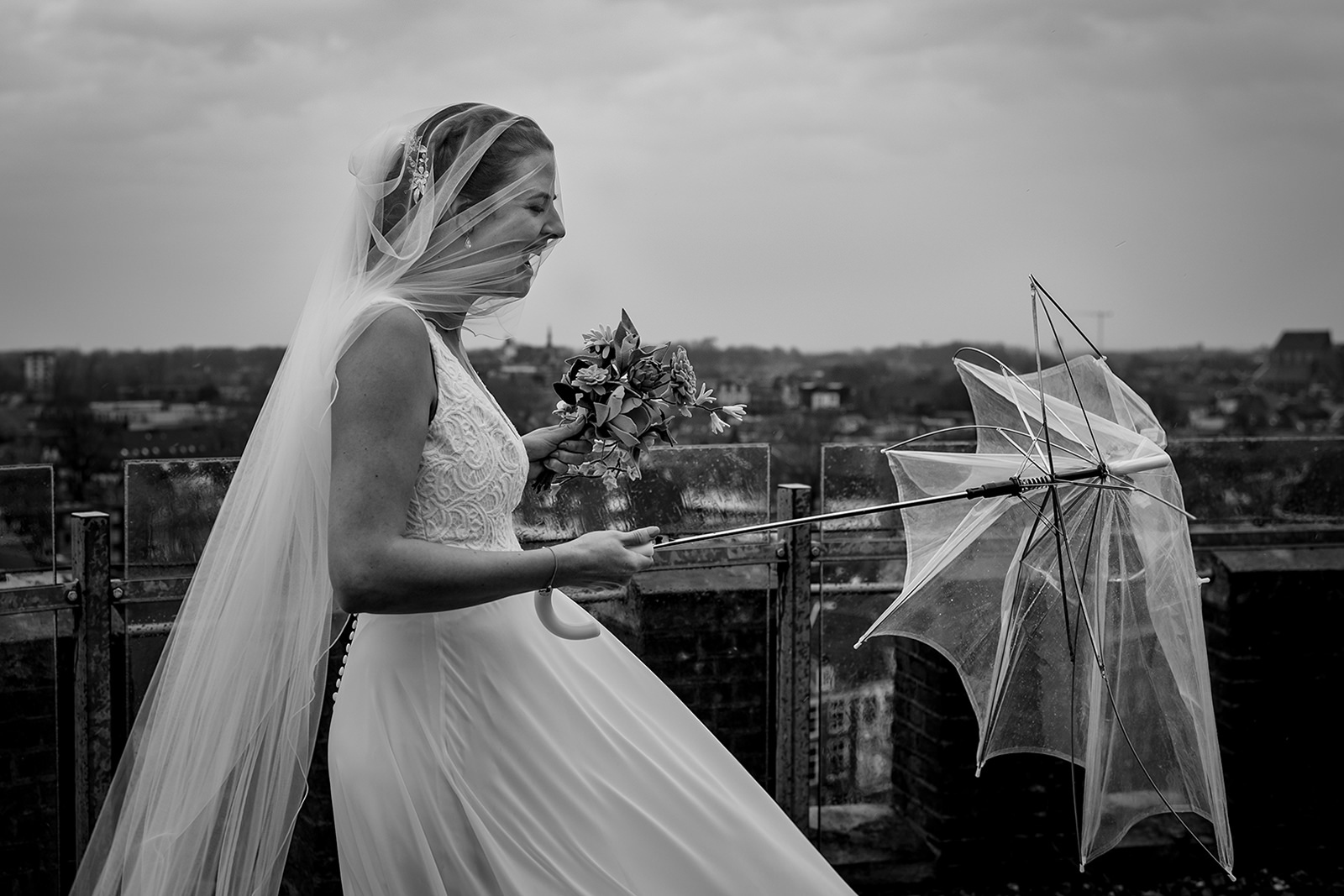 Watertoren Delft, bruidsfotograaf Nederland